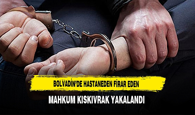 Bolvadin'de Hastaneden Firar Eden Mahkum Kıskıvrak Yakalandı