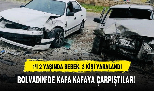 BOLVADİN'DE KAFA KAFAYA ÇARPIŞTILAR!