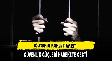 Bolvadin'de Mahkum Firar Etti Güvenlik Güçleri Harekete Geçti