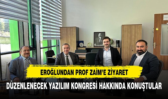 YAZILIM KONGRESİ HAKKINDA FİKİR ALIŞVERİŞİNDE BULUNDULAR
