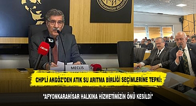 CHP'li Akgöz'den Atık Su Arıtma Birliği Seçimlerine Tepki: