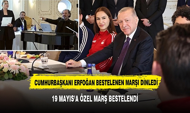 Cumhurbaşkanı Erdoğan gençlerle buluştu! 19 Mayıs için bestelenen marş ilk kez okundu