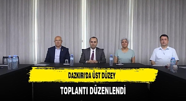 Dazkırı'da Üst Düzey Toplantı Düzenlendi