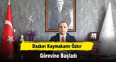 Dazkırı Kaymakamı Özkır Görevine Başladı