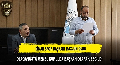 Dinar Belediye Spor Kulübü Başkanı Muammer Mazlum Oldu