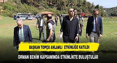 DİNAR'DA ANLAMLI ETKİNLİK :‘ORMAN BENİM’