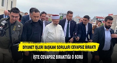 Diyanet İşleri Başkanı Erbaş'ın cevapsız bıraktığı soru: Koruma sayınız arttı mı?