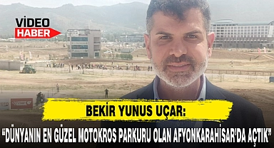 "DÜNYANIN EN GÜZEL MOTOKROS PARKURU OLAN AFYONKARAHİSAR'DA AÇTIK"