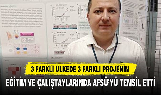 EĞİTİM VE ÇALIŞTAYLARINDA AFSÜ'YÜ TEMSİL ETTİ