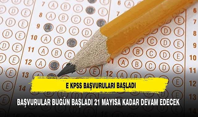 EKPSS kura başvuruları başladı