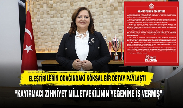Eleştirilerin Odağındaki Köksal Bir Detay Paylaştı