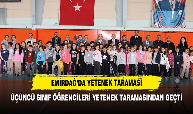 Emirdağ’da Yetenek Taraması