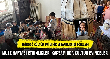 EMİRDAĞ KÜLTÜR EVİ MİNİK MİSAFİRLERİNİ AĞIRLADI