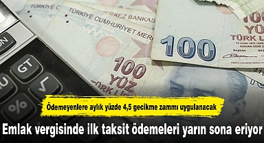 Emlak vergisinde ilk taksit ödemeleri yarın sona eriyor