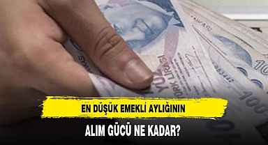 EN DÜŞÜK EMEKLİ AYLIĞININ ALIM GÜCÜ NE KADAR?