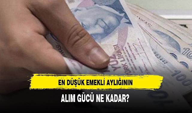 EN DÜŞÜK EMEKLİ AYLIĞININ ALIM GÜCÜ NE KADAR?