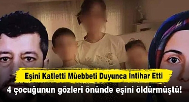 Eşini Katletti, Müebbeti Duyunca İntihar Etti