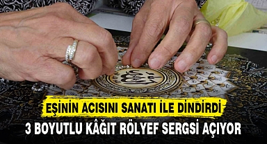 EŞİNİN ACISINI SANATI İLE DİNDİRDİ