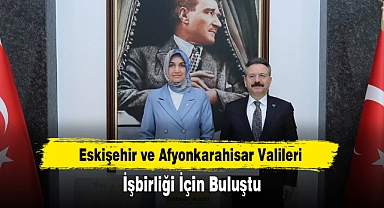 Eskişehir ve Afyonkarahisar Valileri  İşbirliği İçin Buluştu