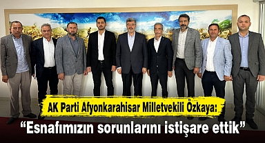 “Esnafımızın sorunlarını istişare ettik”