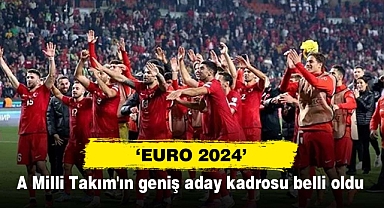 ‘EURO 2024’ A Milli Takım'ın geniş aday kadrosu belli oldu