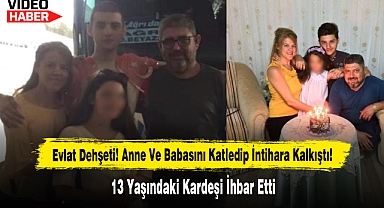 Evlat Dehşeti! Anne Ve Babasını Katledip İntihara Kalkıştı!