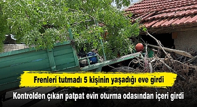 Frenleri tutmadı 5 kişinin yaşadığı eve girdi