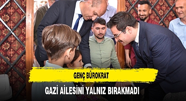 Genç Bürokrat Gazi Ailesini Yalnız Bırakmadı