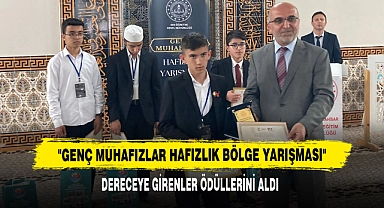 "Genç Muhafızlar Hafızlık Bölge Yarışması" Dereceye Girenler Ödüllerini Aldı