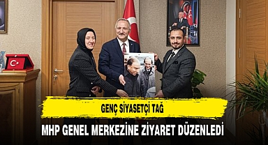 Genç Siyasetçi Tağ MHP Genel Merkezine Ziyaret Düzenledi