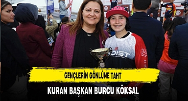 Gençlerin Gönlüne Taht Kuran Başkan Burcu Köksal