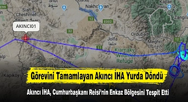 Görevini Tamamlayan Akıncı İHA Yurda Döndü
