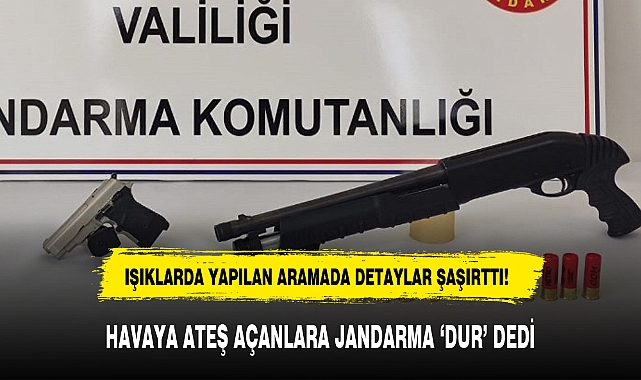 HAVAYA ATEŞ AÇANLARA JANDARMA 'DUR' DEDİ