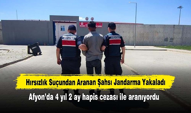 Hırsızlık Suçundan Aranan Şahsı Jandarma Yakaladı