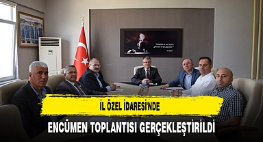 İl Özel İdaresi'nde Encümen Toplantısı Gerçekleştirildi