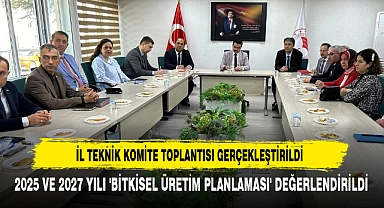 İl Teknik Komite Toplantısı Gerçekleştirildi