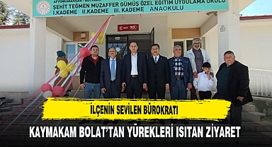 İlçenin Sevilen Bürokratı Kaymakam Bolat'tan Yürekleri Isıtan Ziyaret