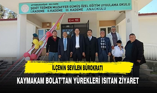 İlçenin Sevilen Bürokratı Kaymakam Bolat'tan Yürekleri Isıtan Ziyaret