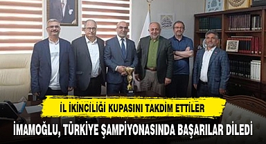 İMAMOĞLU, TÜRKİYE ŞAMPİYONASINDA BAŞARILAR DİLEDİ