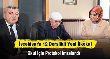 İscehisar'a 12 Derslikli Yeni İlkokul