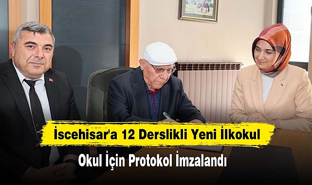 İscehisar'a 12 Derslikli Yeni İlkokul