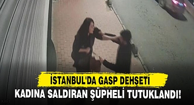 İstanbul'da Gasp Dehşeti: Kadına Saldıran Şüpheli Tutuklandı!
