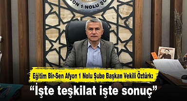 “İşte teşkilat işte sonuç”