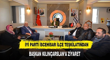 İYİ Parti İscehisar İlçe Teşkilatından Başkan Kılınçarslan’a Ziyaret