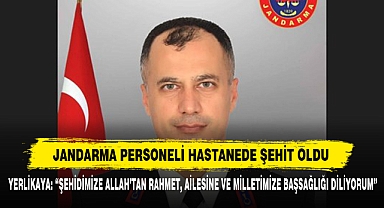 Jandarma Personeli Hastanede Şehit Oldu