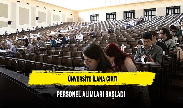 Kahramanmaraş Sütçü İmam Üniversitesi 37 sözleşmeli personel alacak
