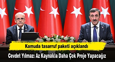 Kamuda tasarruf paketi açıklandı