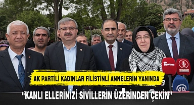 "KANLI ELLERİNİZİ SİVİLLERİN ÜZERİNDEN ÇEKİN"