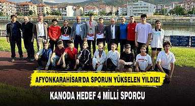 KANODA HEDEF 4 MİLLİ SPORCU