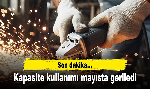 Kapasite kullanımı mayısta geriledi